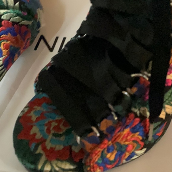 Steve Madden Tapestry Fabric Stiletto Boots - Picture 11 of 12